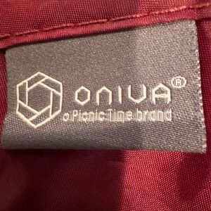 Oniva Picnic Time Manta Portable Outdoor Blanket Maroon Fleece Water Resistant